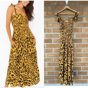 Show Me Your Mumu The Smooch Dress in leopard print small
